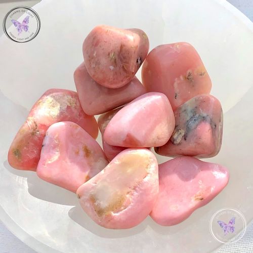 Peruvian Pink Opal Tumble Stone